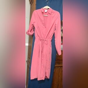 Soft Surroundings Pink Midi Dress